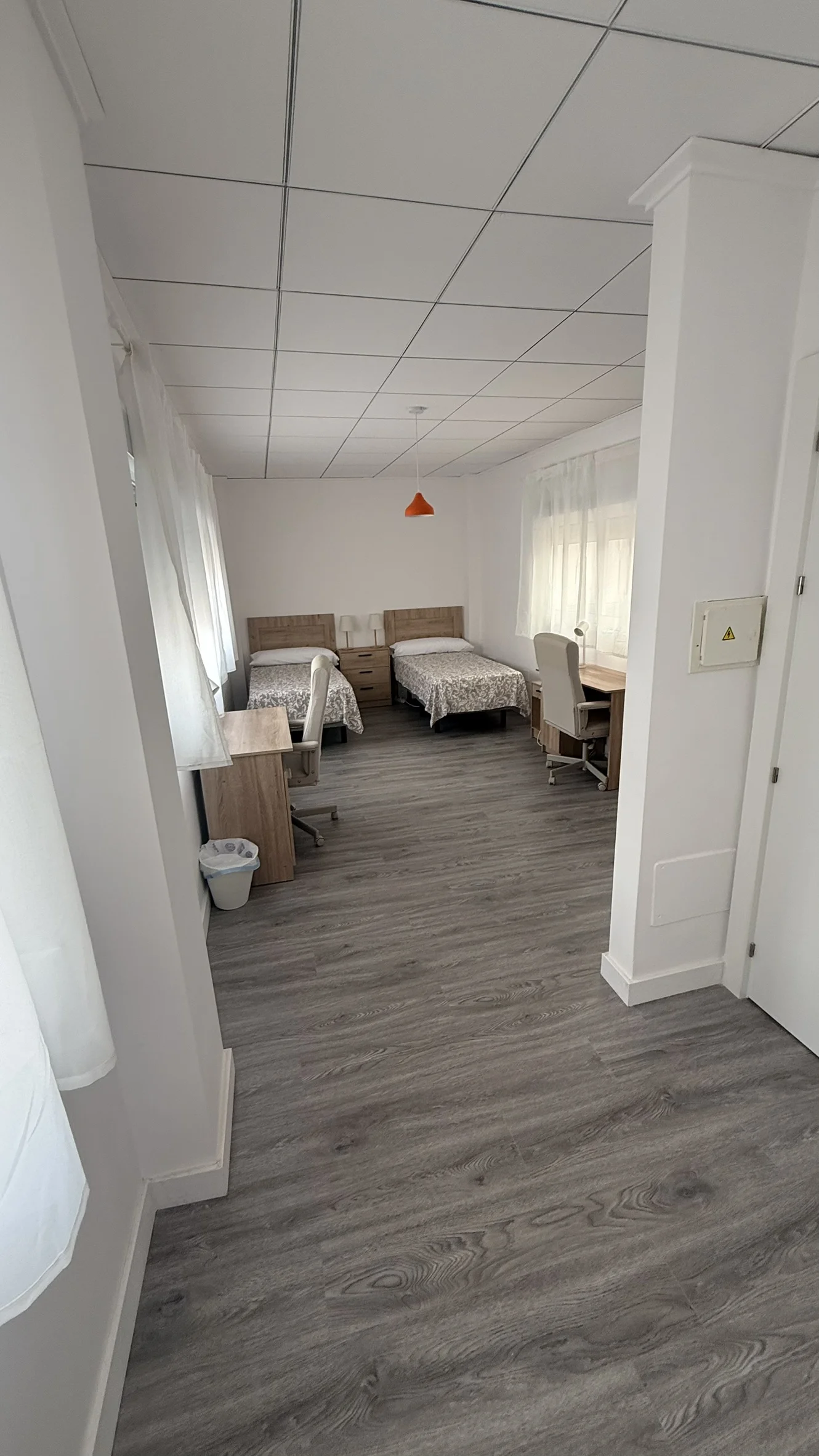 Habitación doble con balcón y baño exterior privado en Cartagena